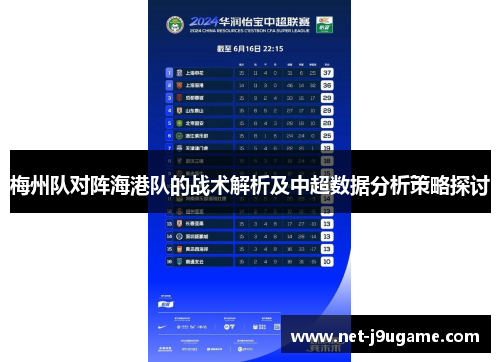 梅州队对阵海港队的战术解析及中超数据分析策略探讨